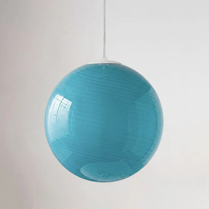 Pendant Lamp Handblown Glass Adjustable Height Dimmable