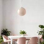 Pendant Lamp Handblown Glass Adjustable Height Dimmable