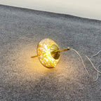 Pendant Lamp Handcrafted Smoky Glass Adjustable Cord