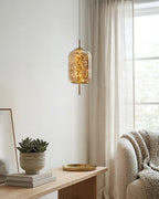 Pendant Lamp Handcrafted Smoky Glass Adjustable Cord