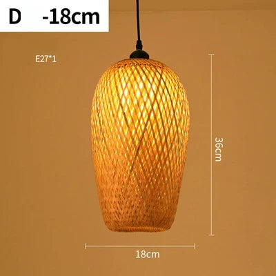 Pendant Lamp Handwoven Rattan Warm Ambient Lighting