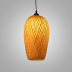 Pendant Lamp Handwoven Rattan Warm Ambient Lighting