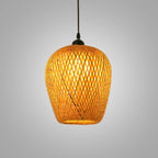 Pendant Lamp Handwoven Rattan Warm Ambient Lighting