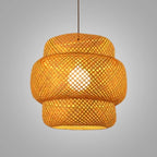 Pendant Lamp Handwoven Rattan Warm Ambient Lighting