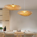 Pendant Lamp Handwoven Rattan Warm Ambient Lighting