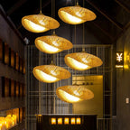 Pendant Lamp Handwoven Rattan Warm Ambient Lighting