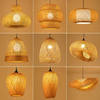 Pendant Lamp Handwoven Rattan Warm Ambient Lighting