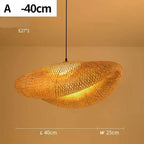 Pendant Lamp Handwoven Rattan Warm Ambient Lighting