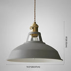 Pendant Lamp Industrial Metal Shade Adjustable Chain