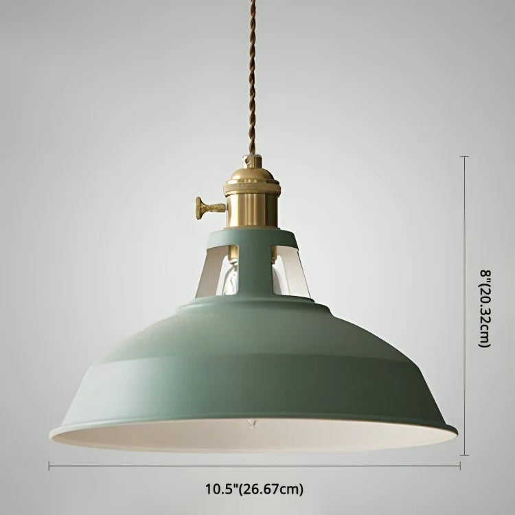 Pendant Lamp Industrial Metal Shade Adjustable Chain