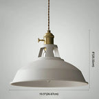 Pendant Lamp Industrial Metal Shade Adjustable Chain