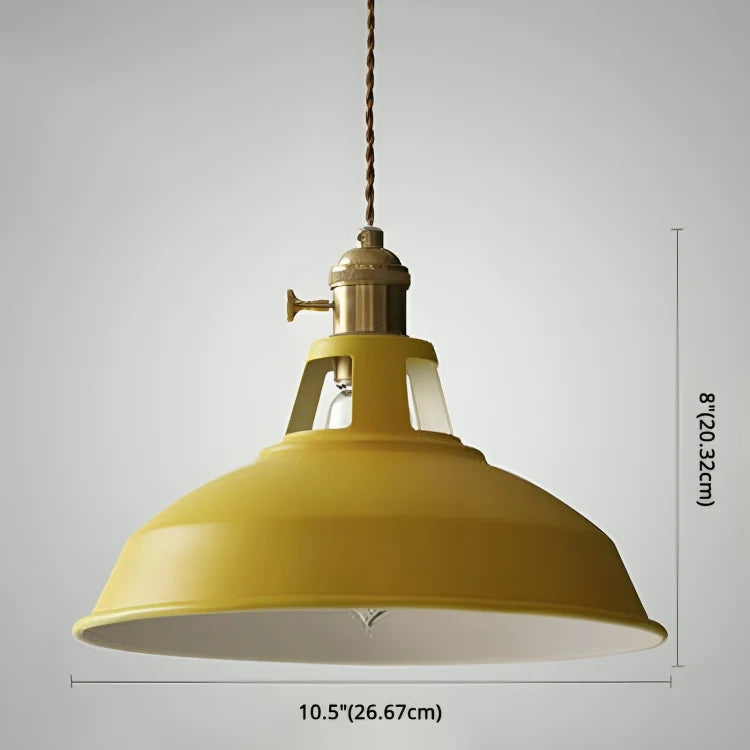 Pendant Lamp Industrial Metal Shade Adjustable Chain