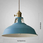 Pendant Lamp Industrial Metal Shade Adjustable Chain