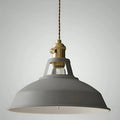 Pendant Lamp Industrial Metal Shade Adjustable Chain