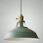 Pendant Lamp Industrial Metal Shade Adjustable Chain