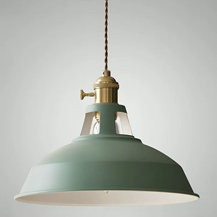 Pendant Lamp Industrial Metal Shade Adjustable Chain