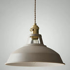 Pendant Lamp Industrial Metal Shade Adjustable Chain