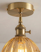 Pendant Lamp Japanese-Inspired Flower-Shaped Glass Diffused Light