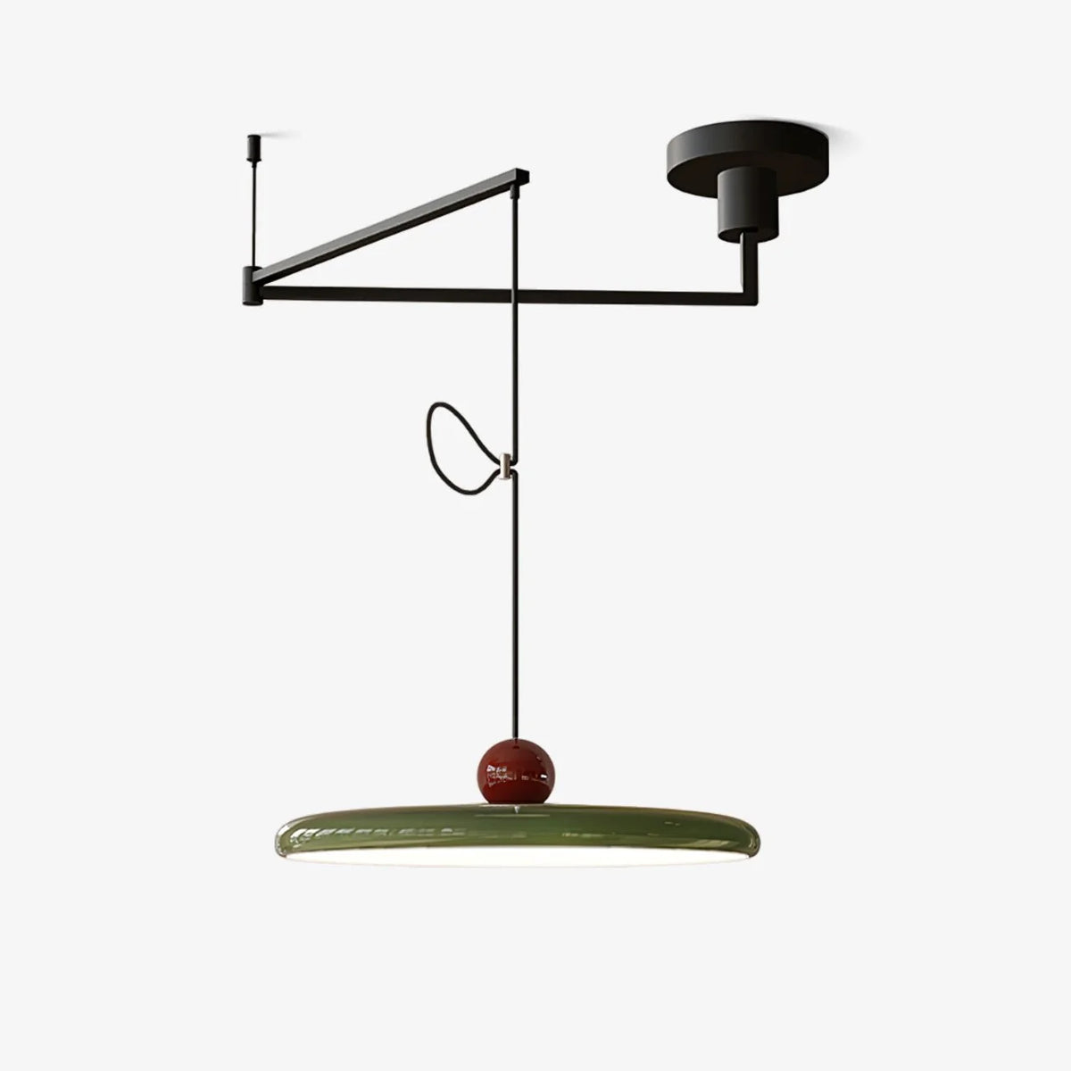 Pendant Lamp Kinetic Swivel Arm Integrated LED