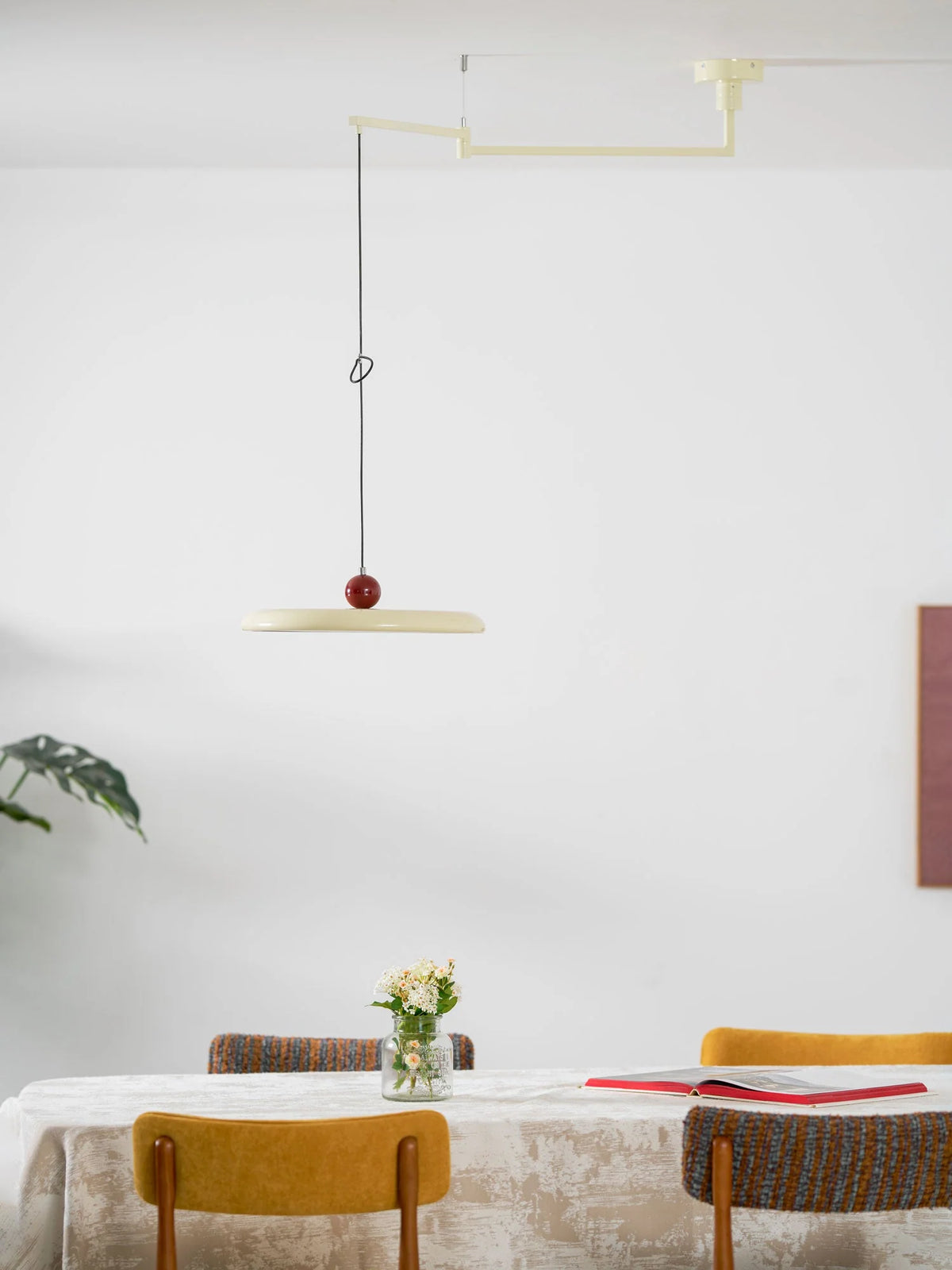 Pendant Lamp Kinetic Swivel Arm Integrated LED