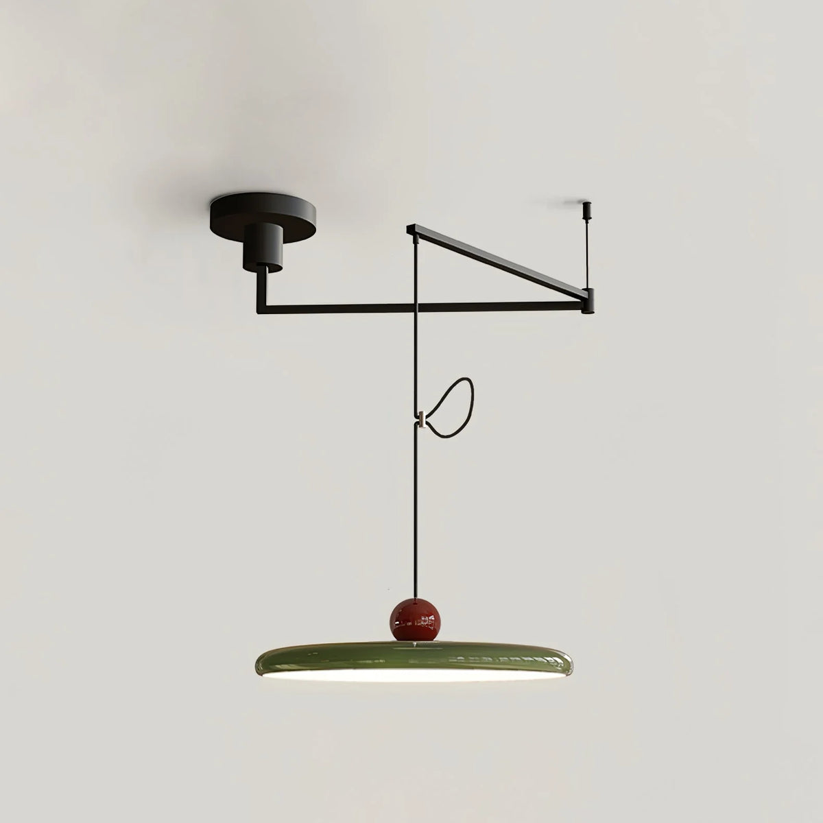 Pendant Lamp Kinetic Swivel Arm Integrated LED