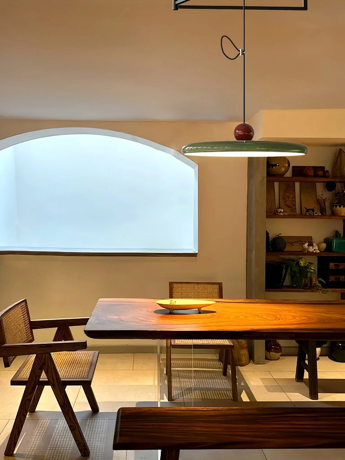 Pendant Lamp Kinetic Swivel Arm Integrated LED