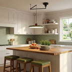 Pendant Lamp Kinetic Swivel Arm Integrated LED