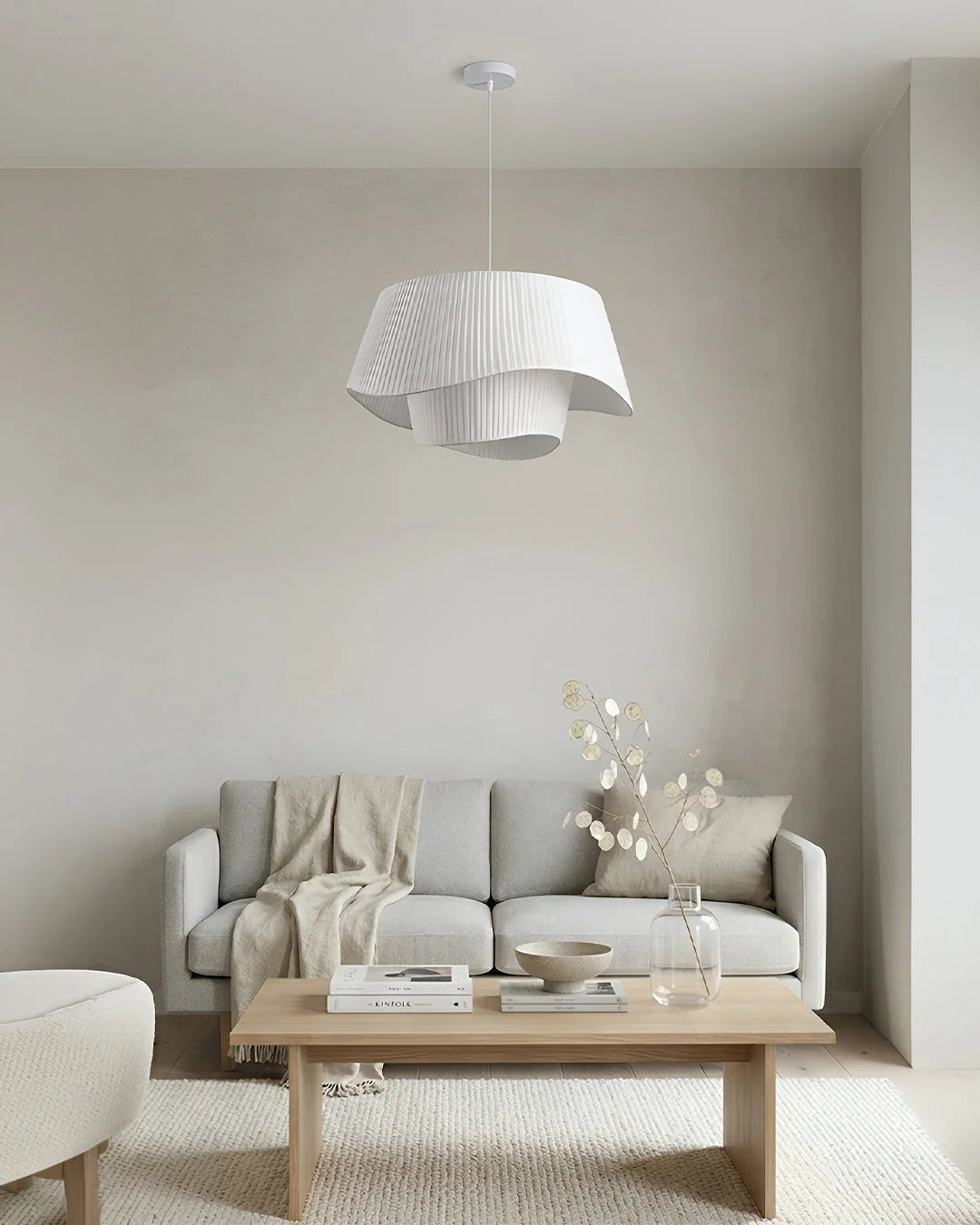 Pendant Lamp Light-Diffusing Dimmable Warm LED Adjustable Cable