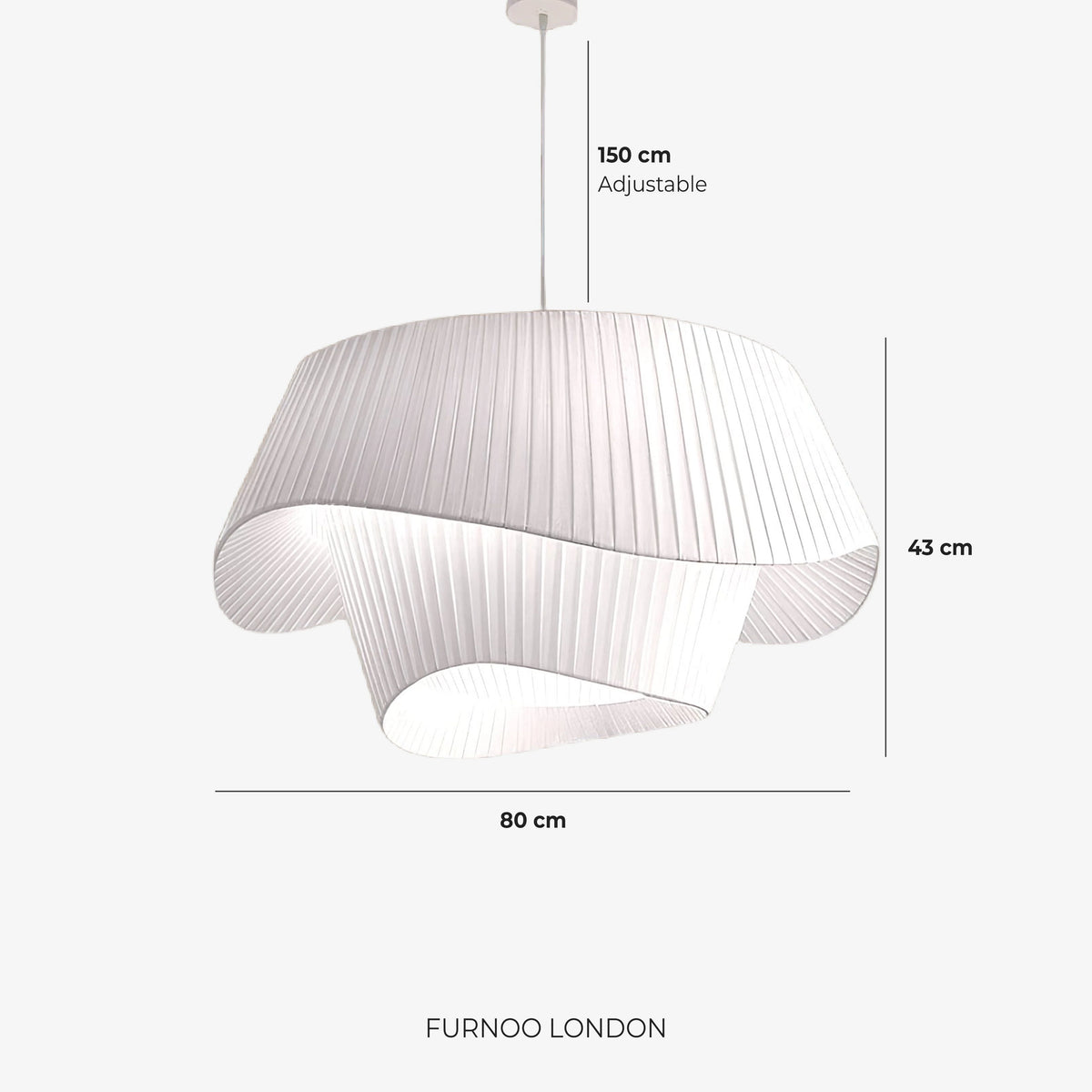 Pendant Lamp Light-Diffusing Dimmable Warm LED Adjustable Cable
