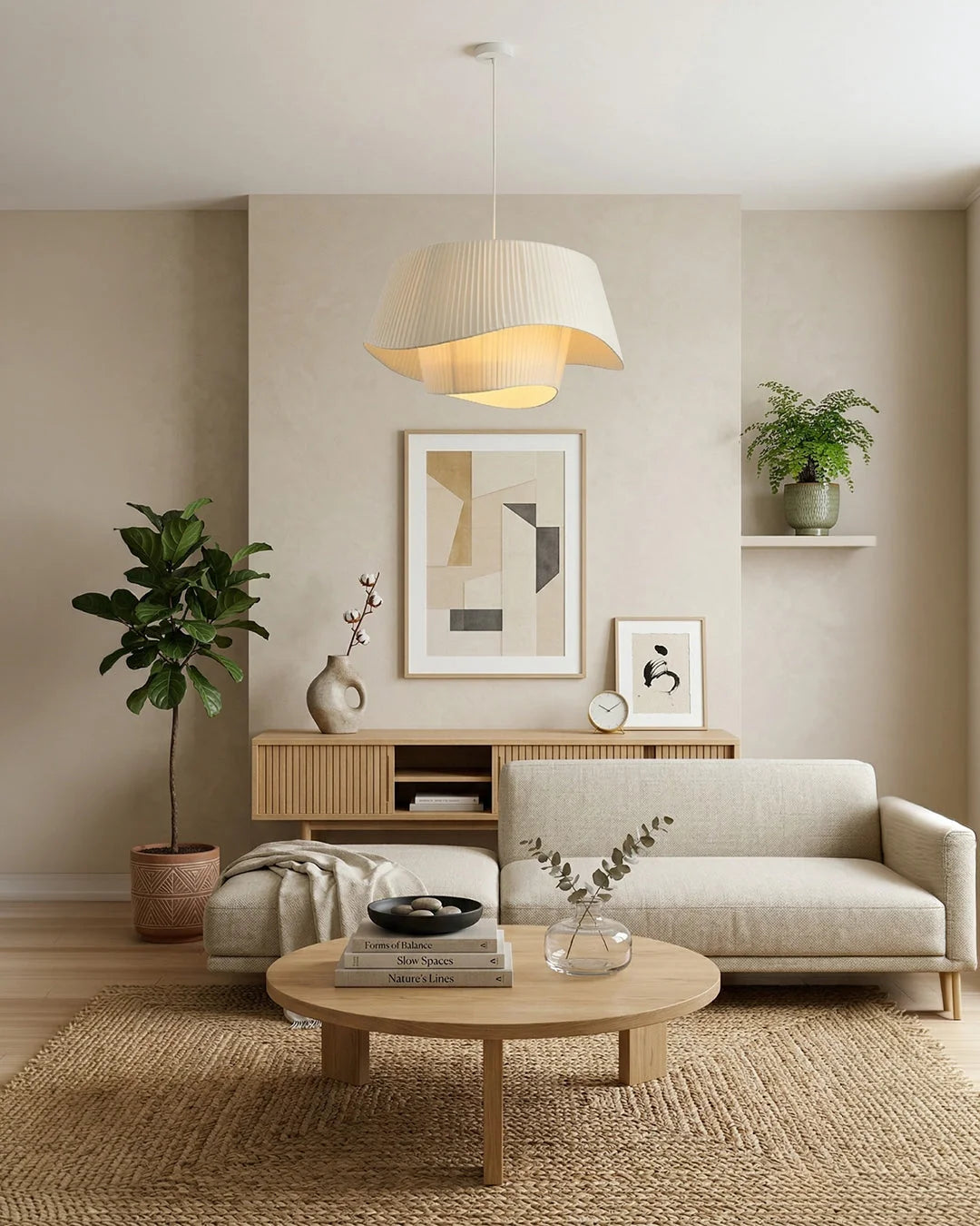 Pendant Lamp Light-Diffusing Dimmable Warm LED Adjustable Cable
