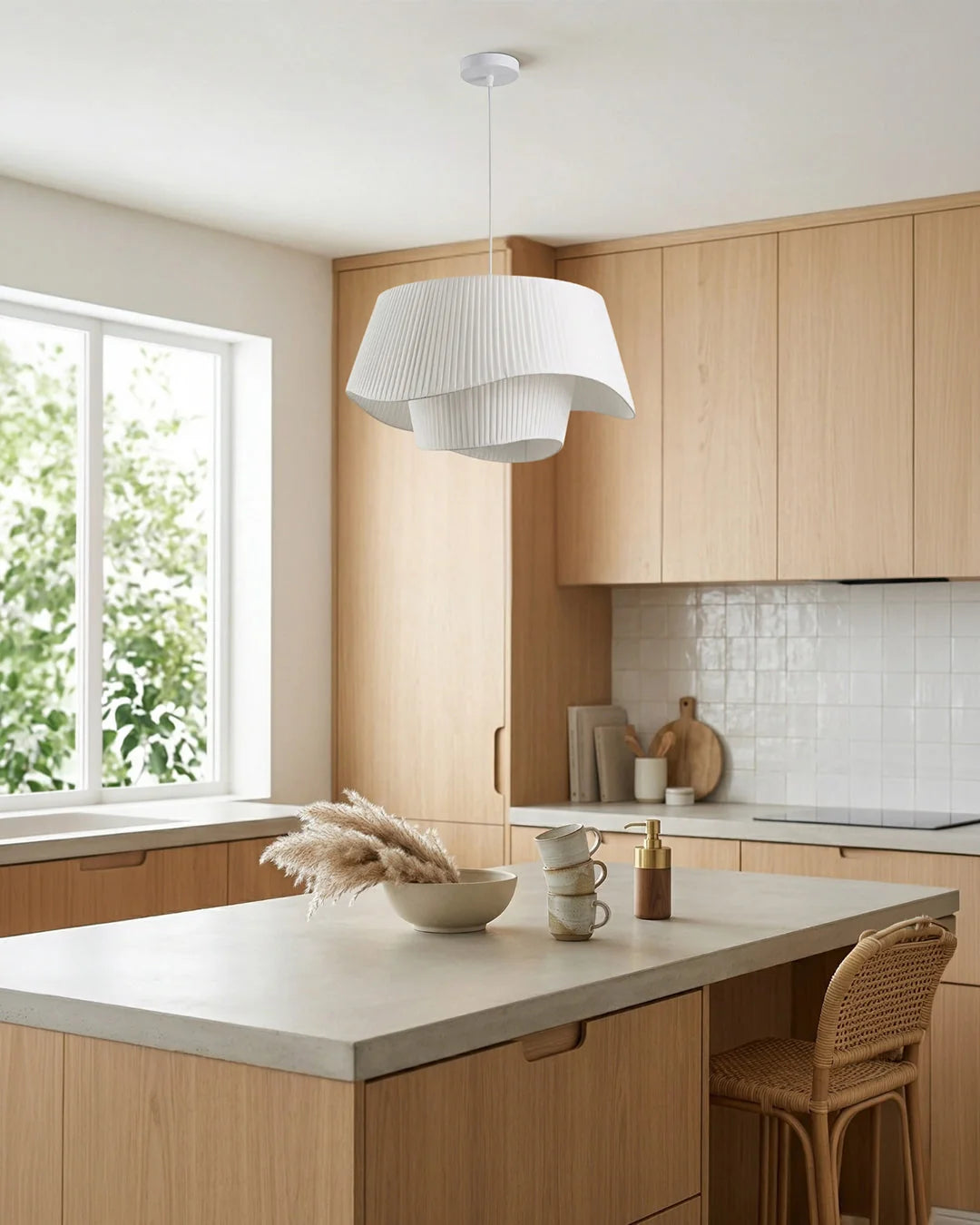 Pendant Lamp Light-Diffusing Dimmable Warm LED Adjustable Cable