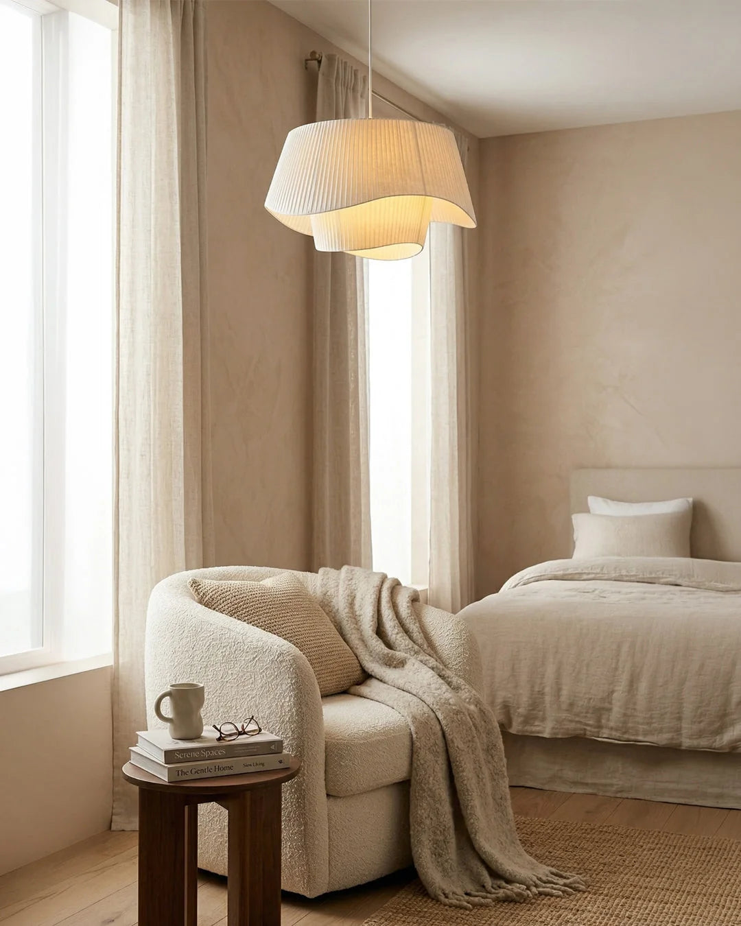 Pendant Lamp Light-Diffusing Dimmable Warm LED Adjustable Cable