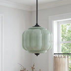 Pendant Lamp Milk Glass Oiled Brass Adjustable Cord