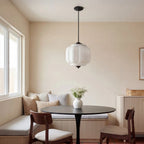 Pendant Lamp Milk Glass Oiled Brass Adjustable Cord