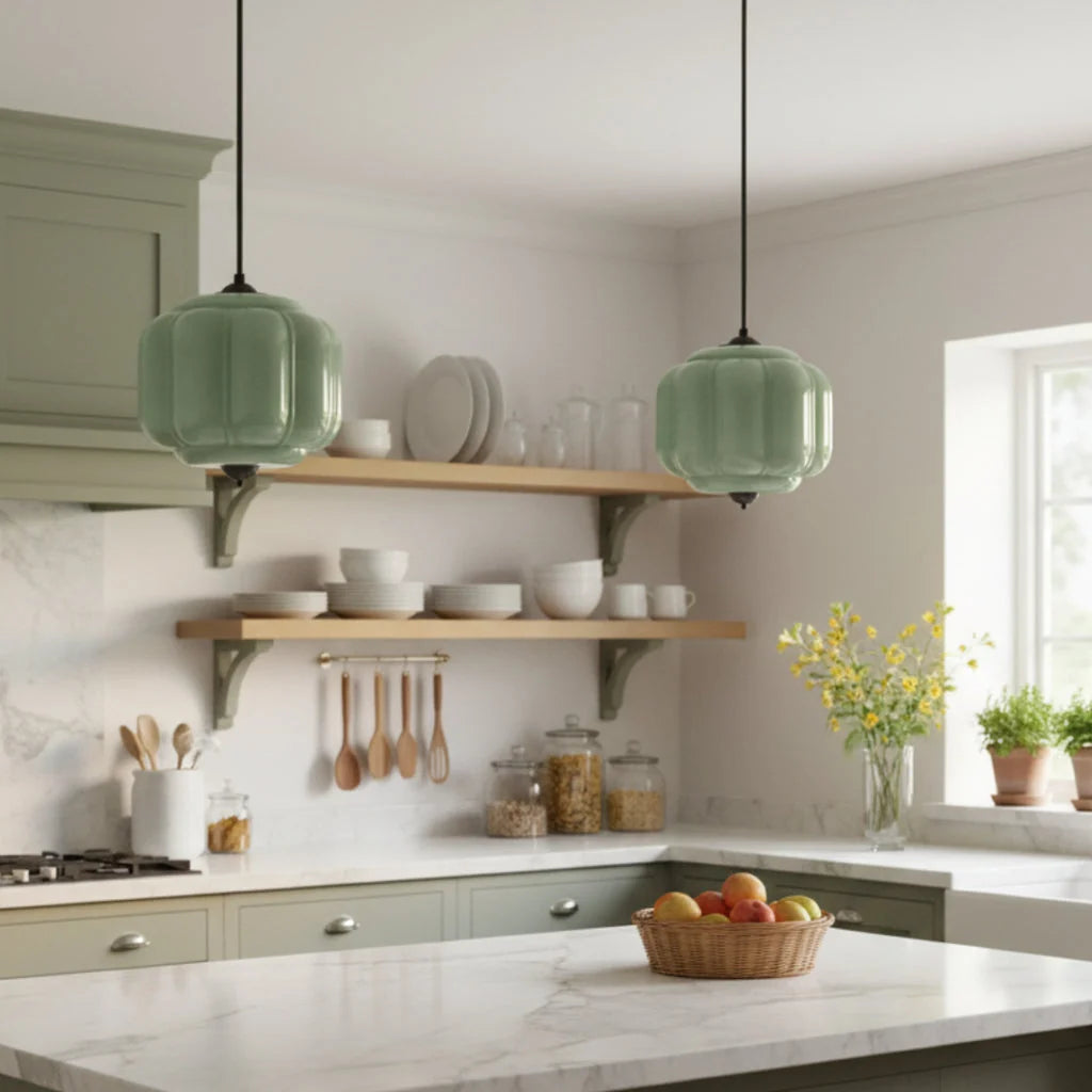Pendant Lamp Milk Glass Oiled Brass Adjustable Cord