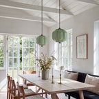Pendant Lamp Milk Glass Oiled Brass Adjustable Cord
