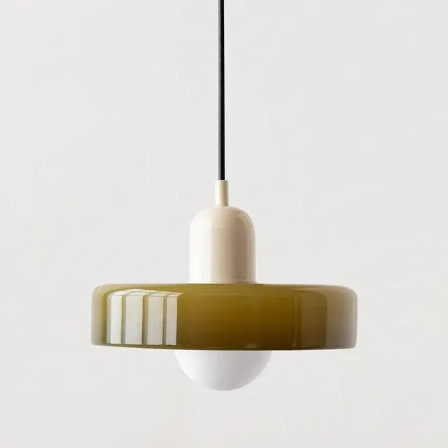 Pendant Lamp Mouth-Blown Frosted Glass Soft Ambient Light
