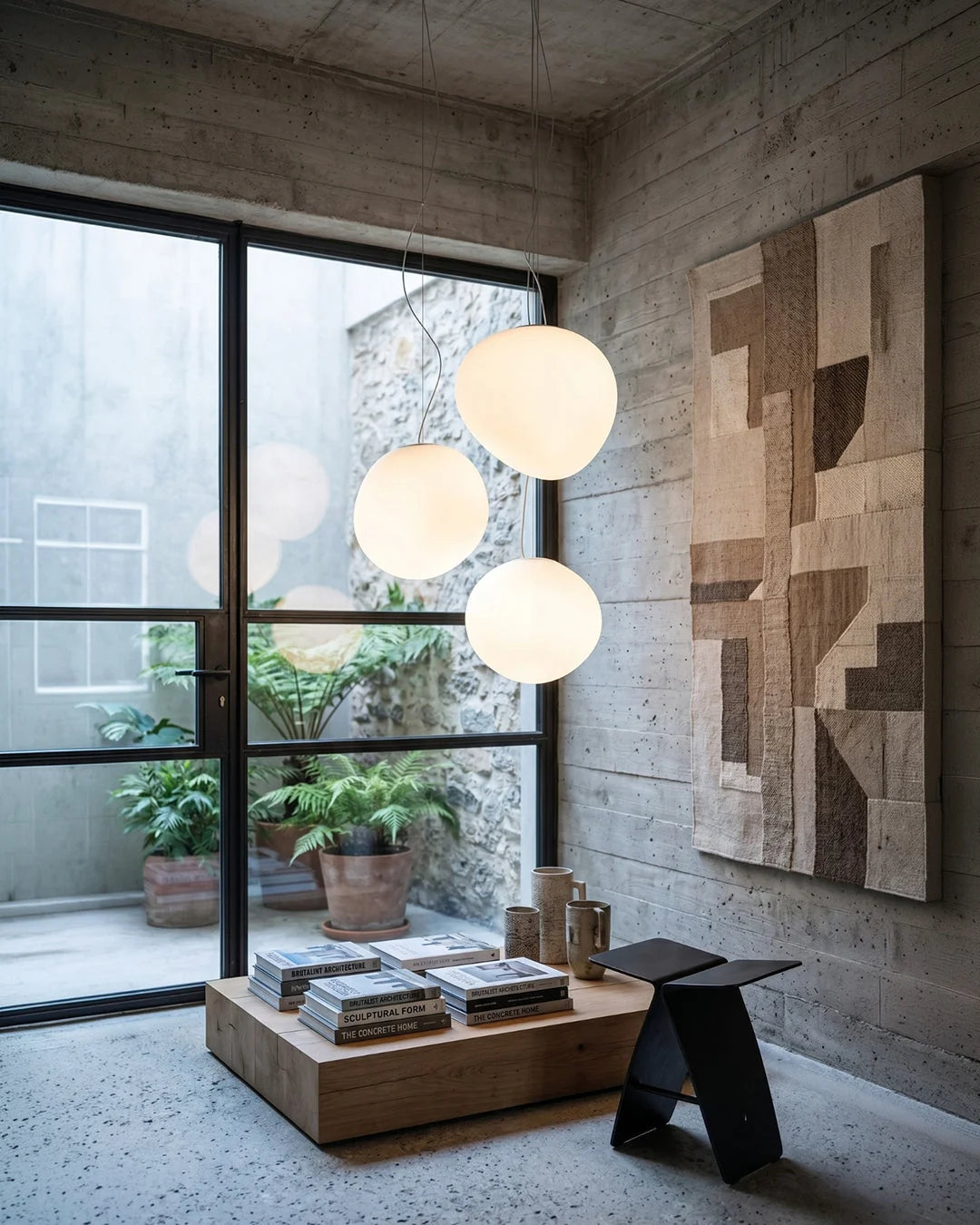 Pendant Lamp Mouth-Blown Glass Soft Diffuse Light