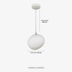 Pendant Lamp Mouth-Blown Glass Soft Diffuse Light