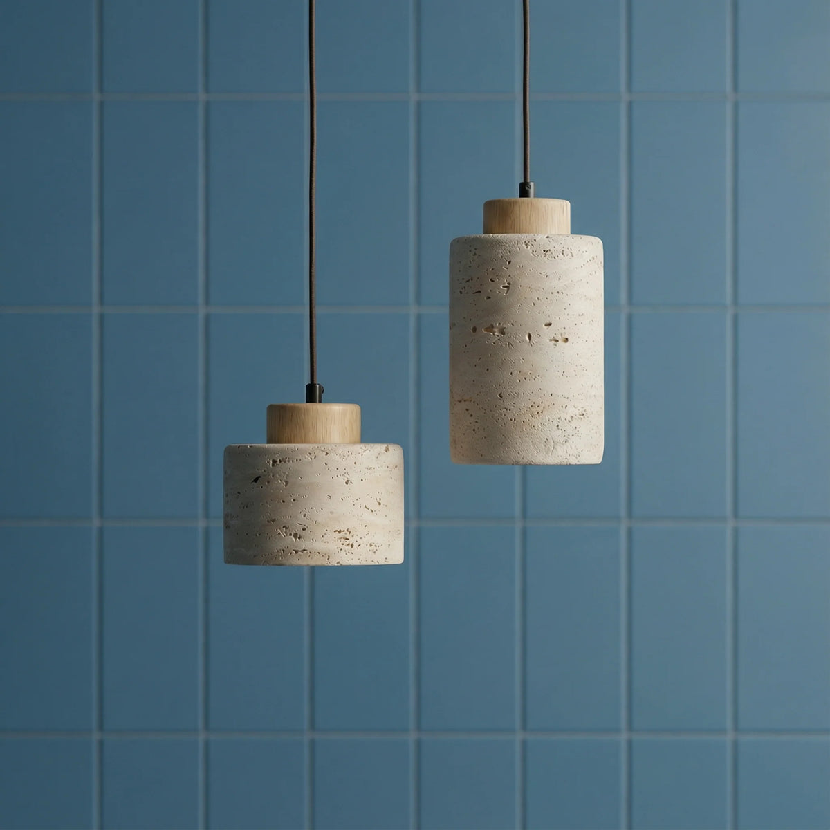 Pendant Lamp Natural Stone Shade Warm Diffused Light
