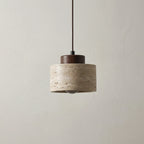 Pendant Lamp Natural Stone Shade Warm Diffused Light