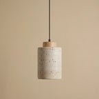 Pendant Lamp Natural Stone Shade Warm Diffused Light