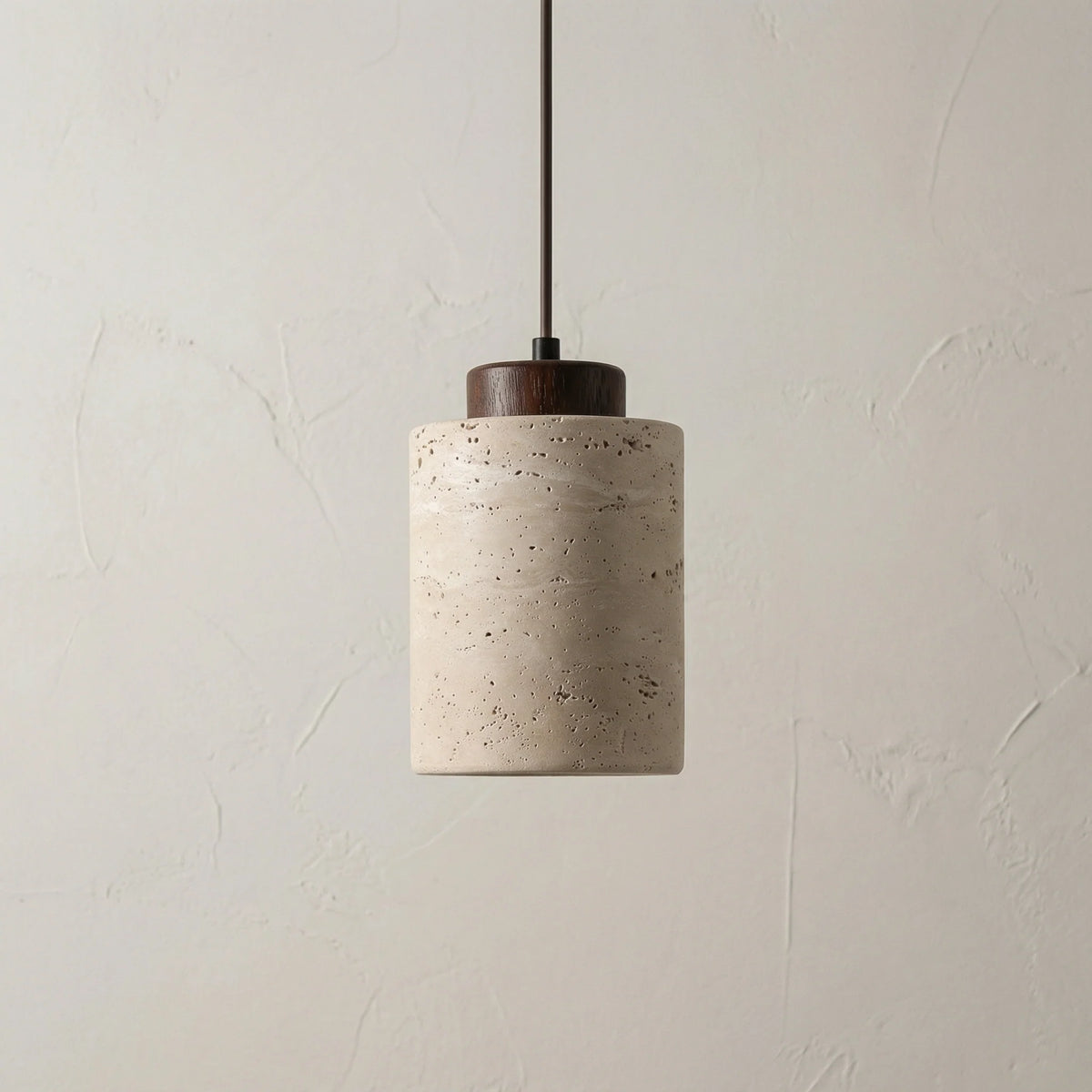 Pendant Lamp Natural Stone Shade Warm Diffused Light