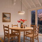 Pendant Lamp Natural Travertine Soft Ambient Glow
