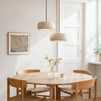 Pendant Lamp Natural Travertine Soft Ambient Glow