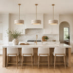 Pendant Lamp Natural Travertine Soft Ambient Glow