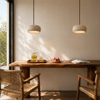 Pendant Lamp Natural Travertine Soft Ambient Glow