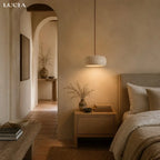Pendant Lamp Natural Travertine Soft Ambient Glow