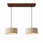 Pendant Lamp Natural Travertine Soft Ambient Glow