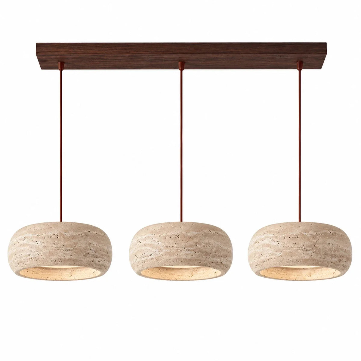 Pendant Lamp Natural Travertine Soft Ambient Glow
